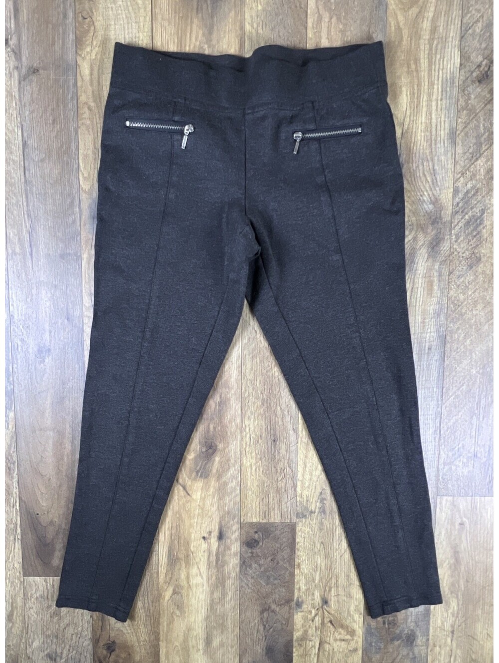 Willow & Clay Gray Legging Pants Zipper Pockets Womens Small  Stretch